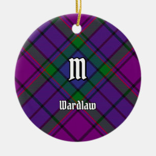 Décoration En Céramique Clan Wardlaw Tartan