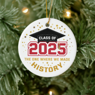 Décoration En Céramique Classe De 2025 - Celle Où Nous Avons Fait L'Histoi