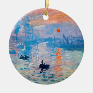 Décoration En Céramique Claude Monet - Impression, soleil levant