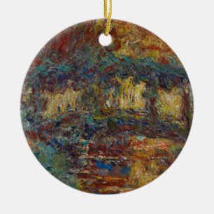Décoration En Céramique Claude Monet   le pont japonais