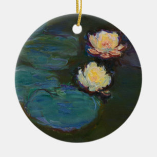 Décoration En Céramique Claude Monet Nymphéas Peinture à l'huile impressio