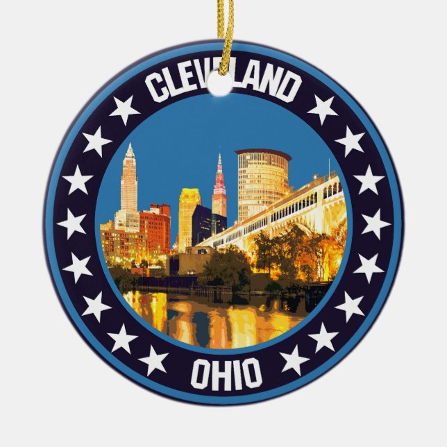 Décoration En Céramique Cleveland (Devant)