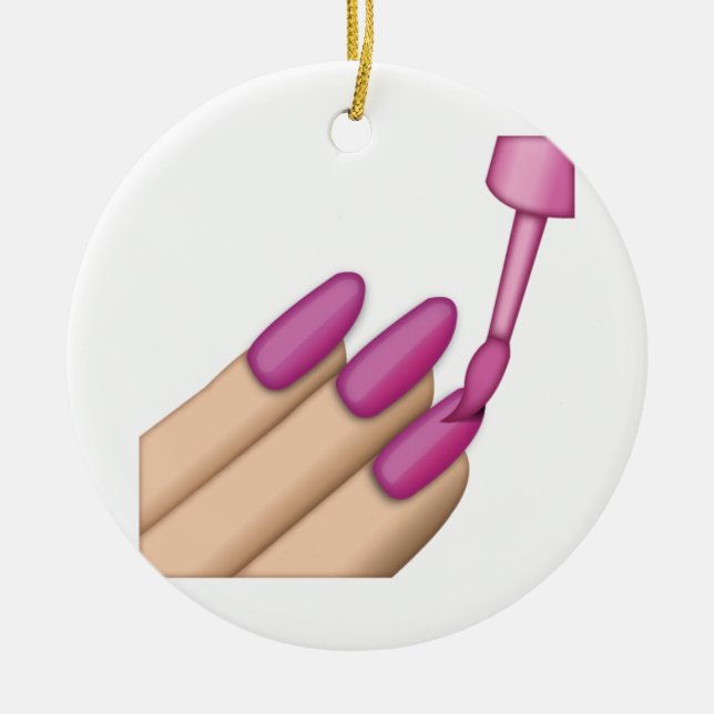 Décoration En Céramique Clou rose polonais - Emoji (Devant)
