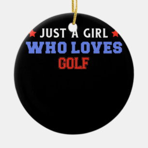 Décoration En Céramique Club de golf Just Girl