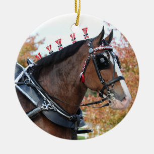 Décoration En Céramique Clydesdale ornament