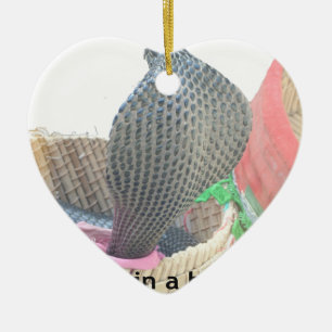 Décoration En Céramique Cobra dans le panier Imprimer