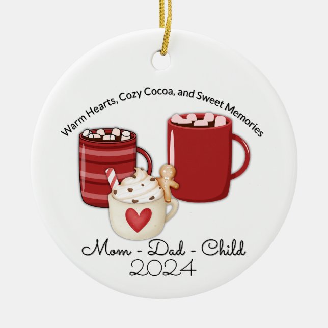 Décoration En Céramique Coca pour trois (Devant)