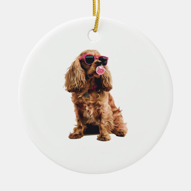 Décoration En Céramique Cocker Spaniel (Devant)
