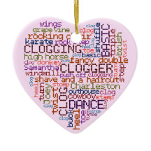Coeur obstruant d'art de mot de Clogger
