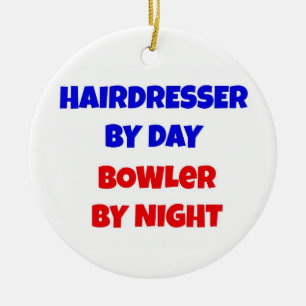 Décoration En Céramique Coiffeur par Day Bowler par Night