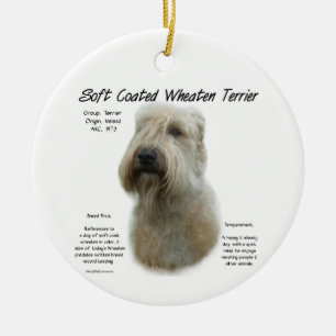 Décoration En Céramique Conception de l'histoire du Terrier revêtu d'un re