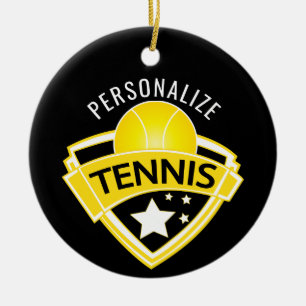 Décoration En Céramique Conception du logo 🎾 tennis