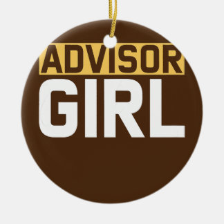 Décoration En Céramique Conseillère Girl Conseillère financière Femmes en
