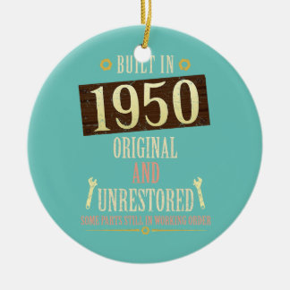 Décoration En Céramique Construit En 1950 Original Et Non Restauré