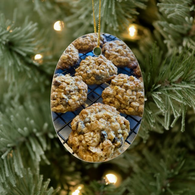 Décoration En Céramique Cookies de farine d'avoine (Arbre)