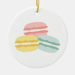 Décoration En Céramique Cookies Macaroon