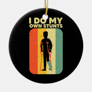 Décoration En Céramique Cool Broken Leg Design Pour Hommes Femmes Broken L