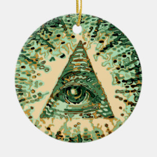 Décoration En Céramique Cool et camouflage unique Illuminati