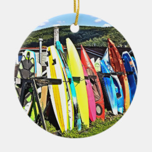Décoration En Céramique Cooperstown NY - Kayaks et Paddleboards