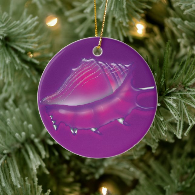 Décoration En Céramique Coquillage (Arbre)