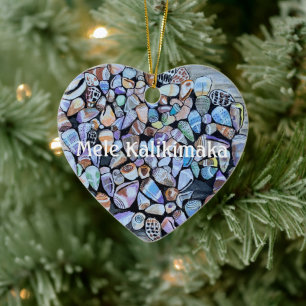 Décoration En Céramique Coquilles de mer colorées hawaïennes - Mele Kaliki