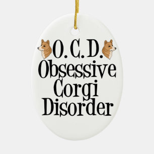 Décoration En Céramique Corgi