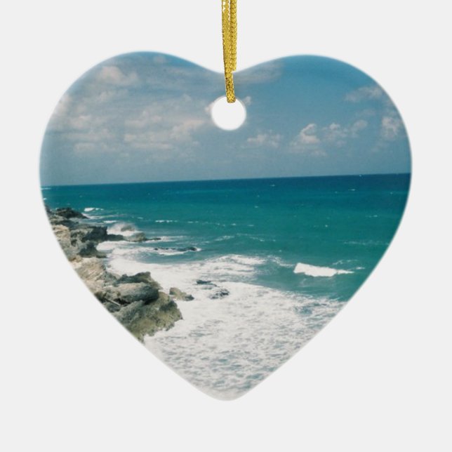 Décoration En Céramique Côte de Cancun (Devant)