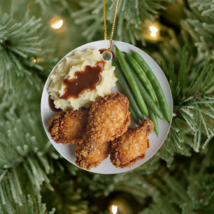 Décoration En Céramique Coucou, c'est Noël ! Blague drôle de poulet