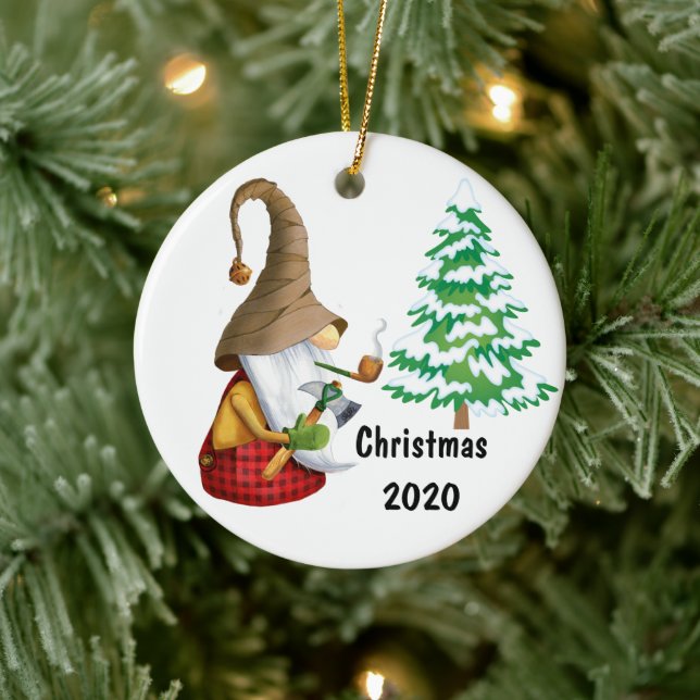 Décoration En Céramique Couper Notre Arbre De Noël (Arbre)