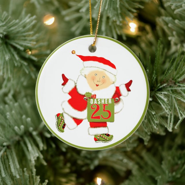 Décoration En Céramique Courir un cadeau de vacances (Arbre)