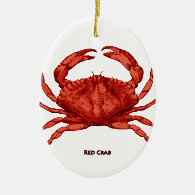 Décoration En Céramique Crabe rouge (Pacifique) (Devant)