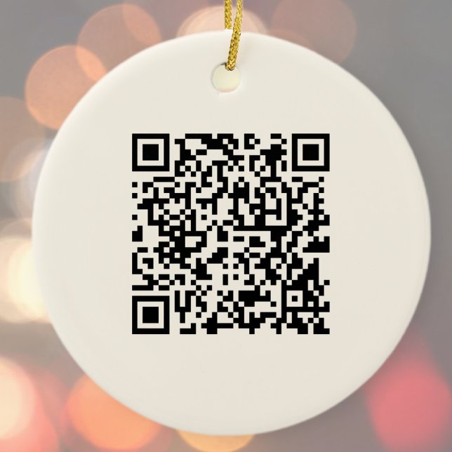 Décoration En Céramique Créer instantanément un code QR | Modifiable blanc (Créateur téléchargé)
