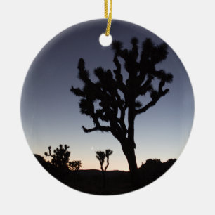 Décoration En Céramique Crépuscule d'arbre de Joshua