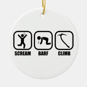 Décoration En Céramique Cri Barf Climb
