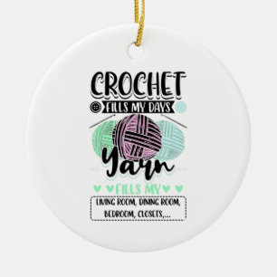 Décoration En Céramique Crochet - Crochet remplit mes jours