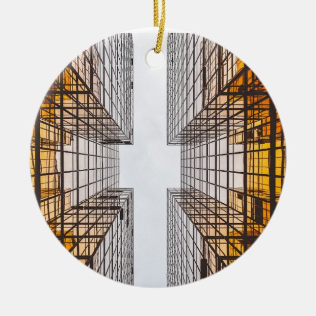 Décoration En Céramique Croix de l'architecture (Devant)