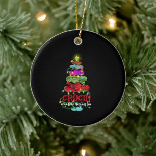 Décoration En Céramique Croquer Autour De L'Arbre De Noël