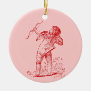 Décoration En Céramique Cupid vintage