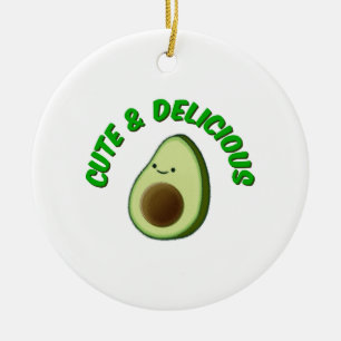 Décoration En Céramique Cute Et Délicieux Avocado