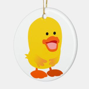 Décoration En Céramique Cute Innocent Cartoon Duckkling