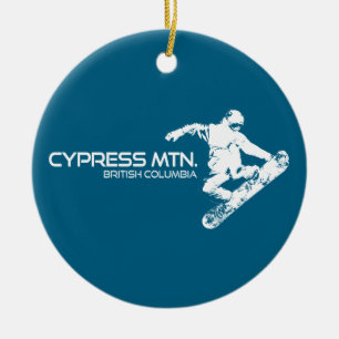 Décoration En Céramique Cypress Mountain snowboardeur Colombie-Britannique