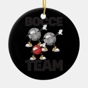 Décoration En Céramique Dabbing Bocce Ball Team avec Jack Bocci Dab Jeu
