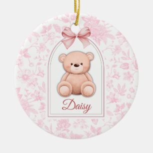 Décoration En Céramique Daisy   Conception personnalisée d'ours en peluche