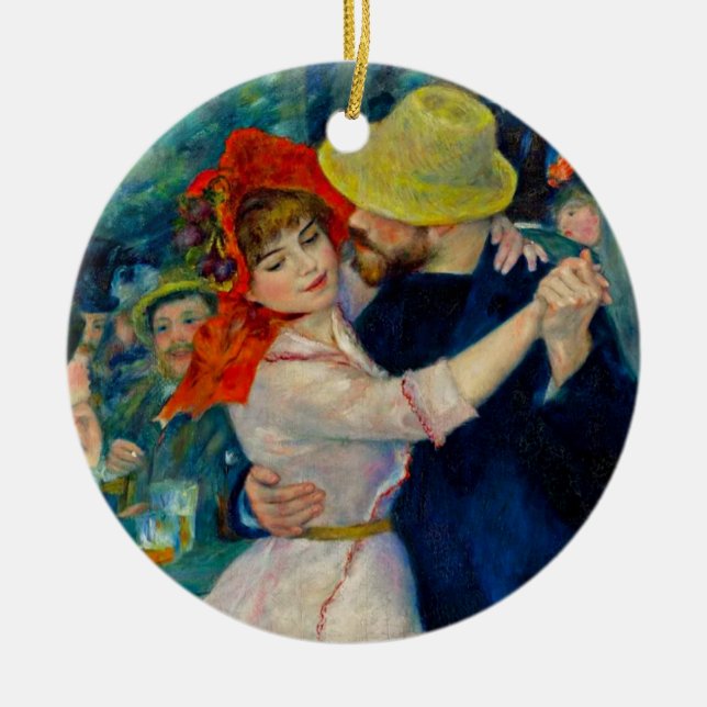 Décoration En Céramique Danse à Bougival Pierre Renoir (Devant)