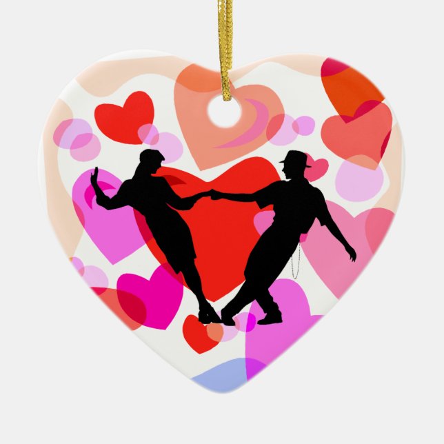 Décoration En Céramique danse de salon (Devant)