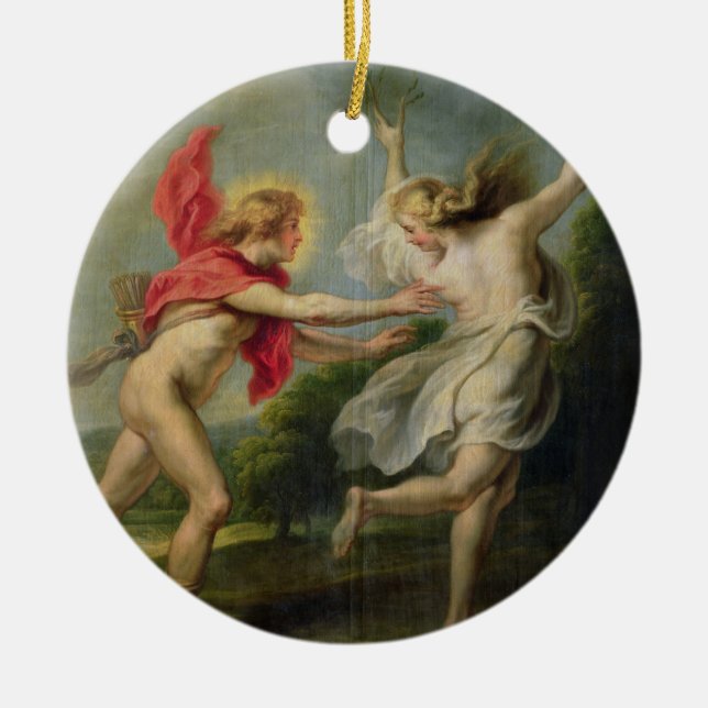 Décoration En Céramique Daphne et Apollo (huile) (Devant)