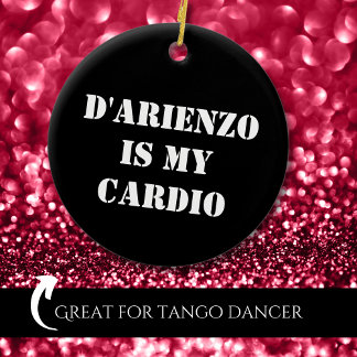 Décoration En Céramique D'Arienzo est mon cardio Tanguero Tango argentin