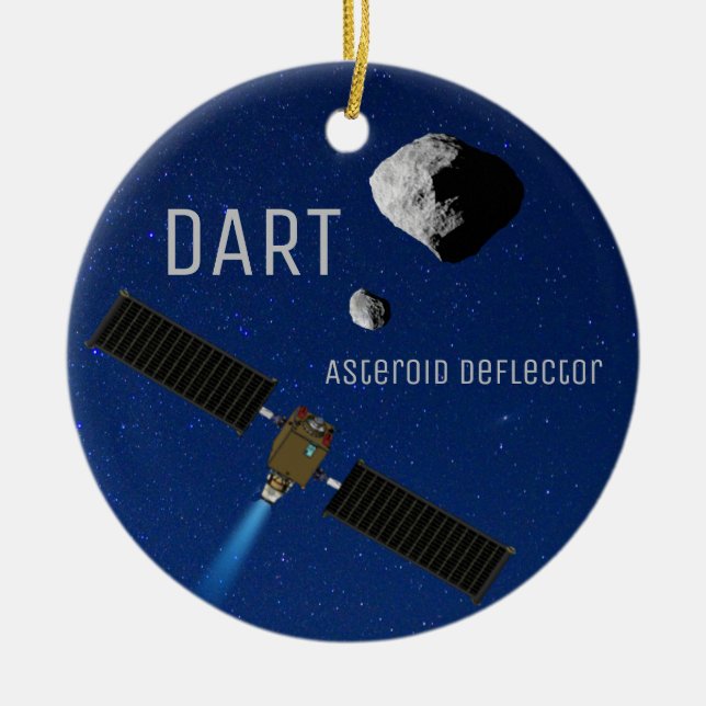 Décoration En Céramique DART Astéroïde Déflecteur Spacecraft (Devant)