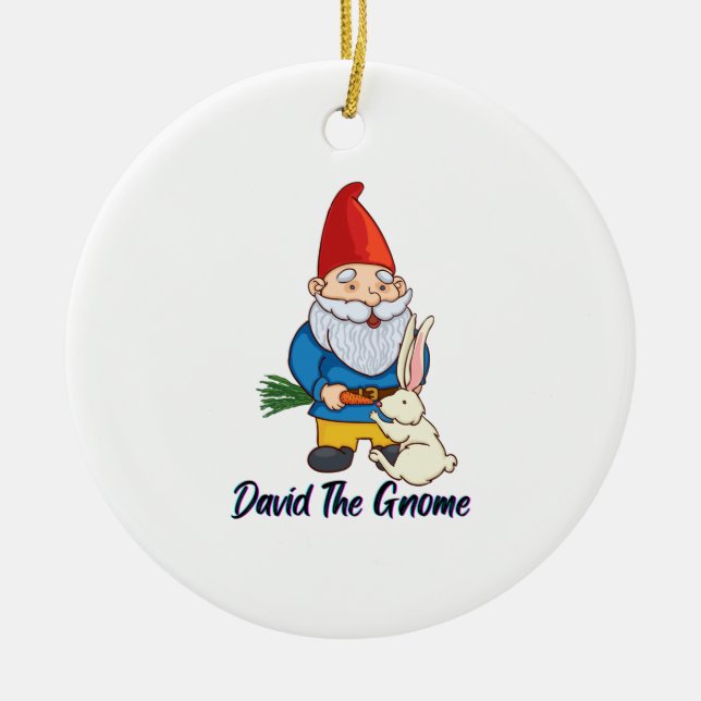 Décoration En Céramique David The Gnome (Devant)