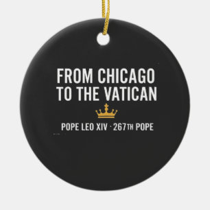 Décoration En Céramique De Chicago Au Pape Vatican Leo 267e
